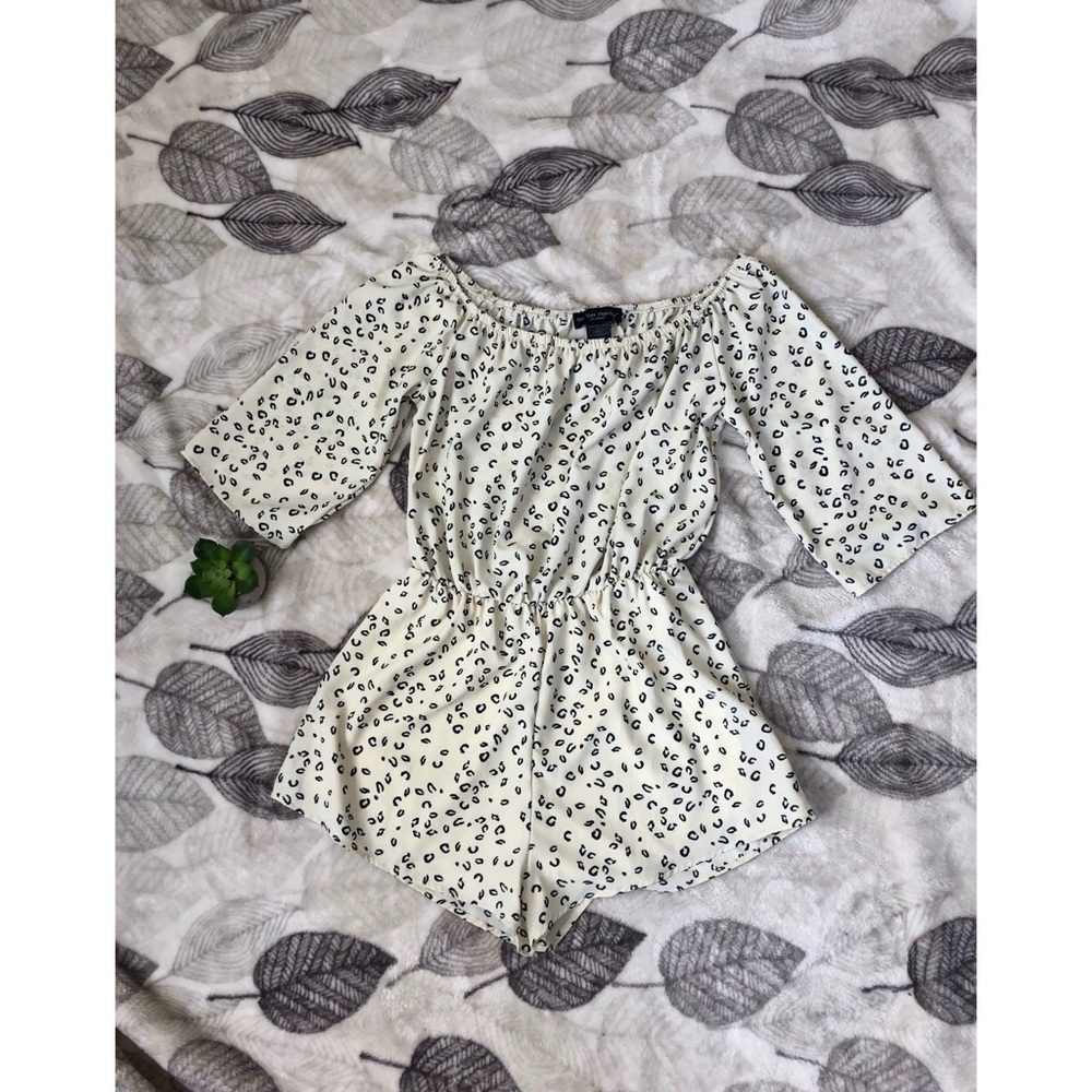 Off the shoulder romper